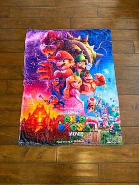 The Super Mario Bros. Movie Plush Throw Blanket - Multicolor